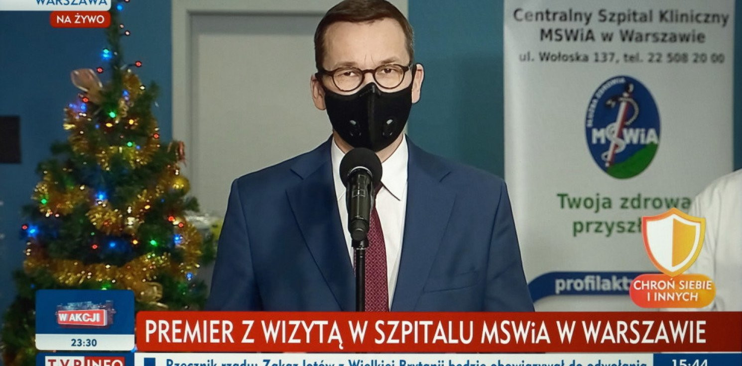 Kraj - Premier: w drugim dniu Świąt szczepionki dotrą do Polski