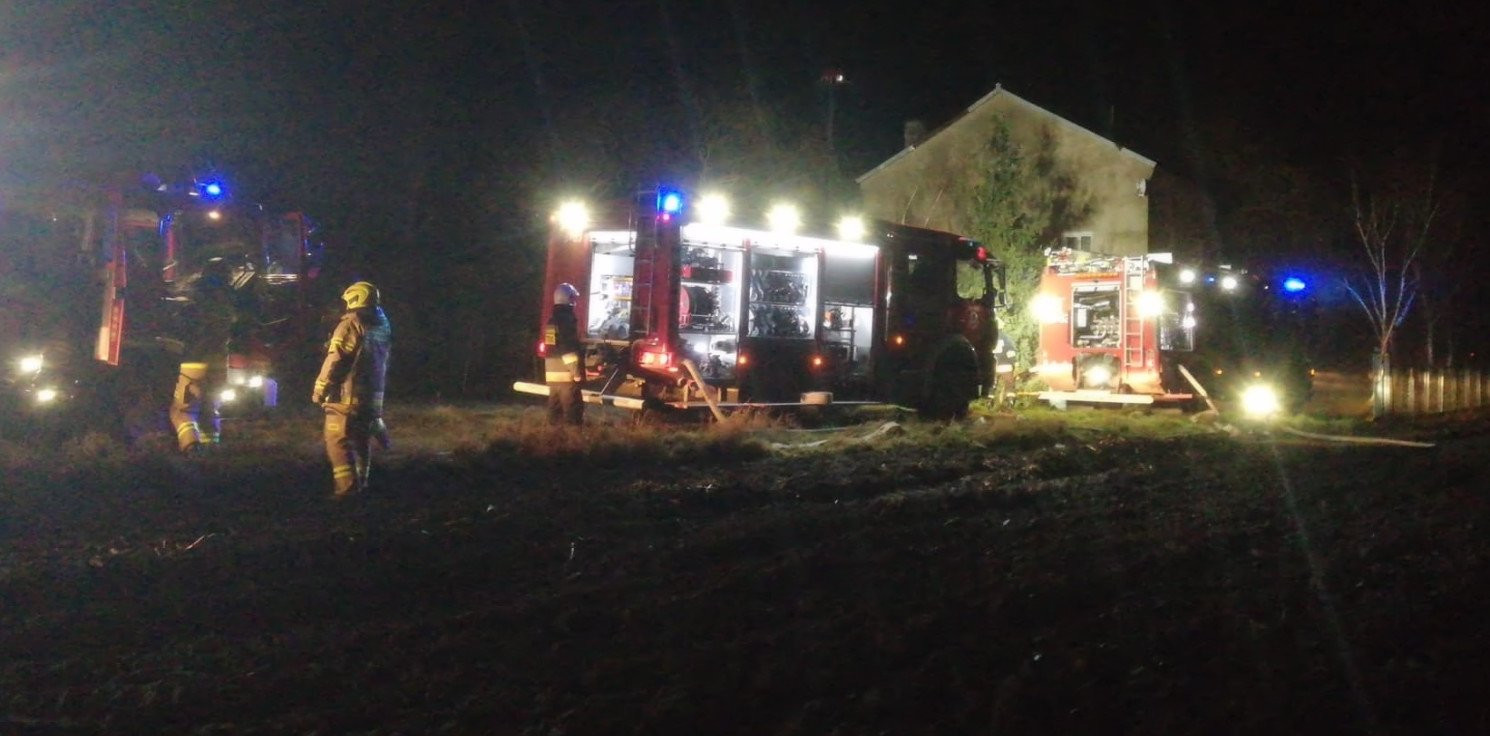 Kruszwica.online - Nocny pożar w gminie Kruszwica