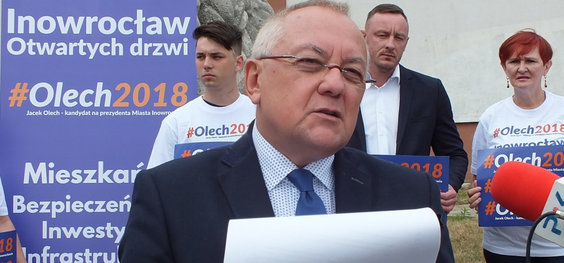 Inowrocław - Jacek Olech składa wniosek do prokuratury