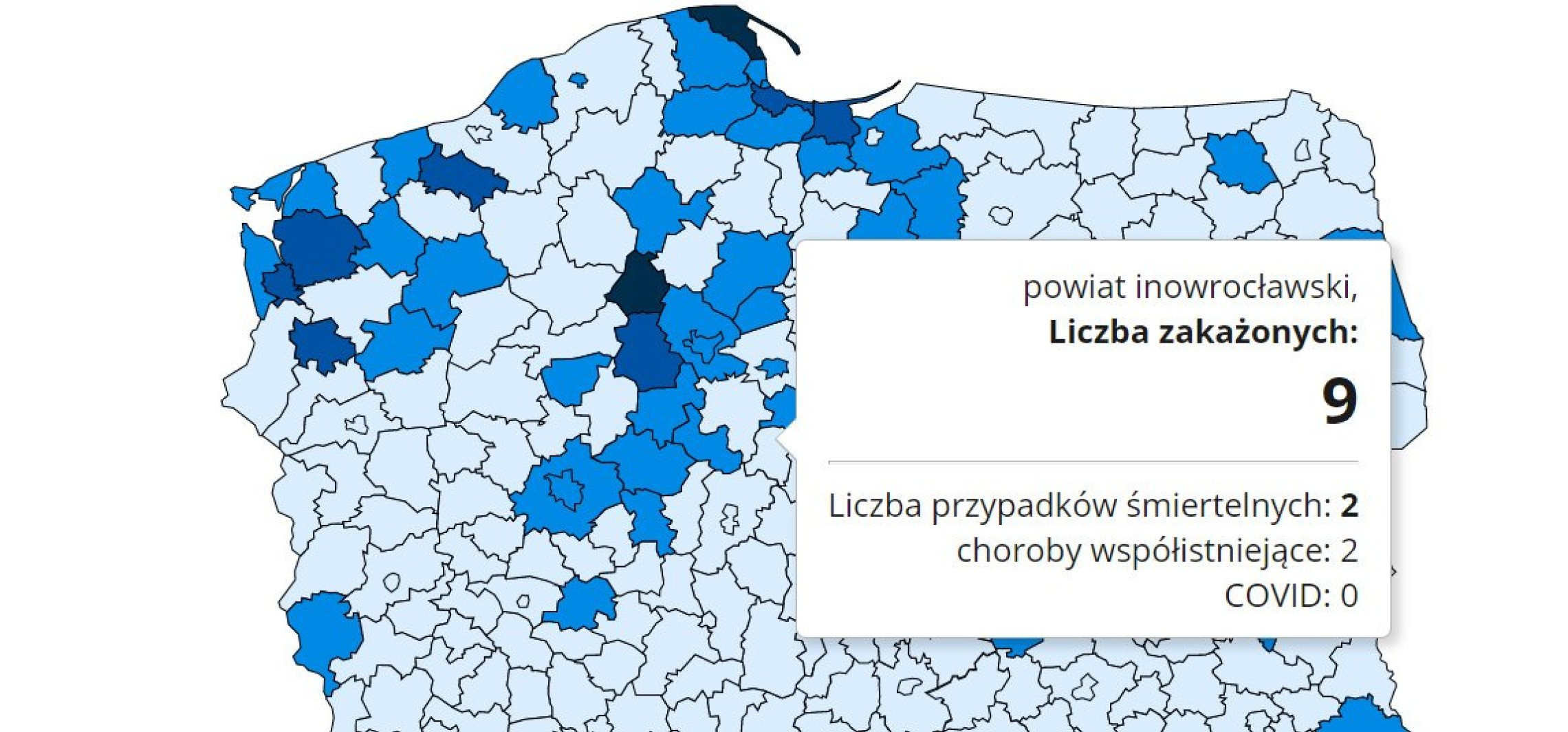 Inowrocław - Kolejny dzień z mniejszą liczbą zakażeń