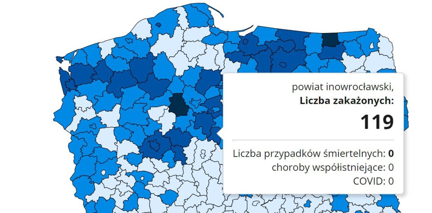 Inowrocław - Niepokojące dane o nowych zakażeniach