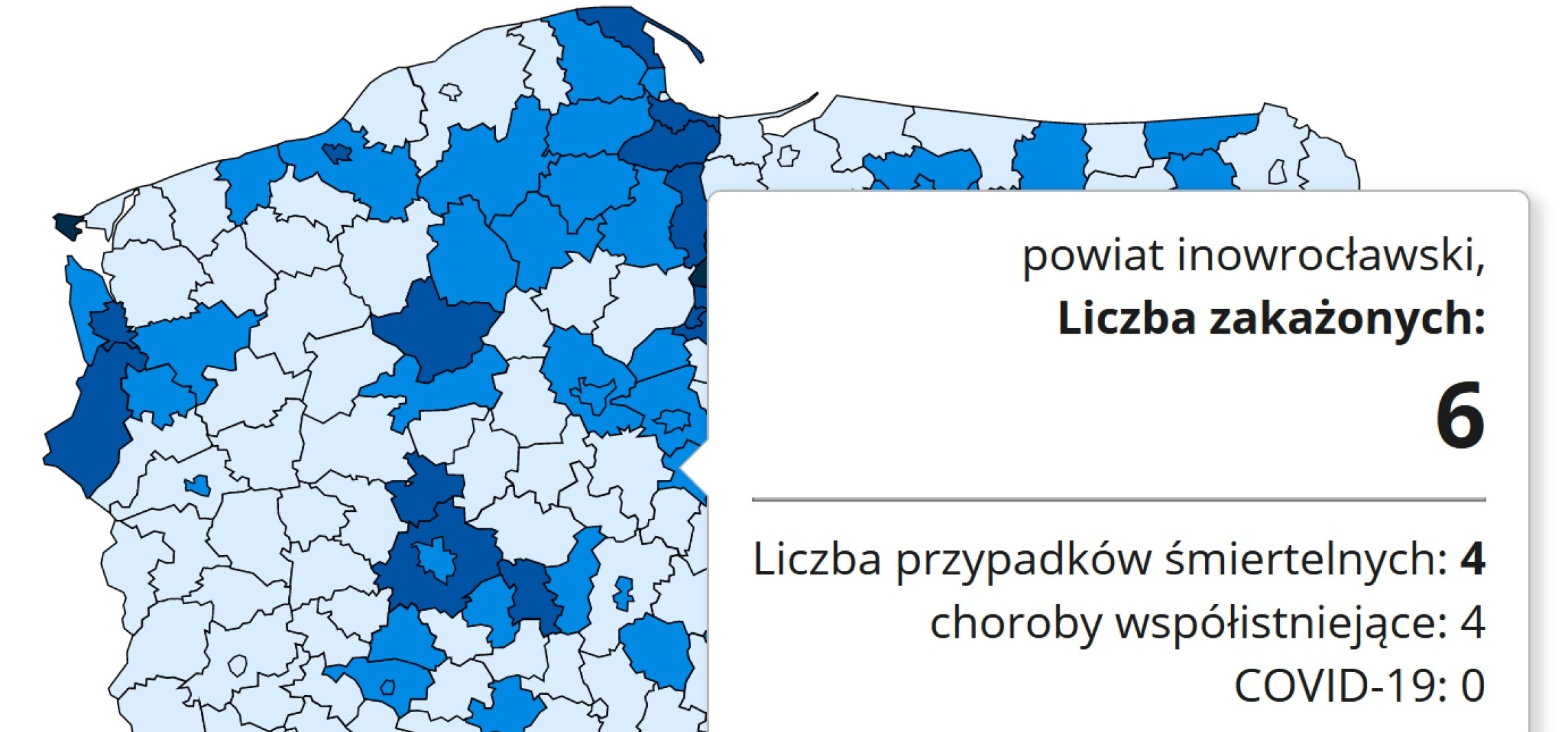 Inowrocław - Nowe dane o zakażeniach w regionie