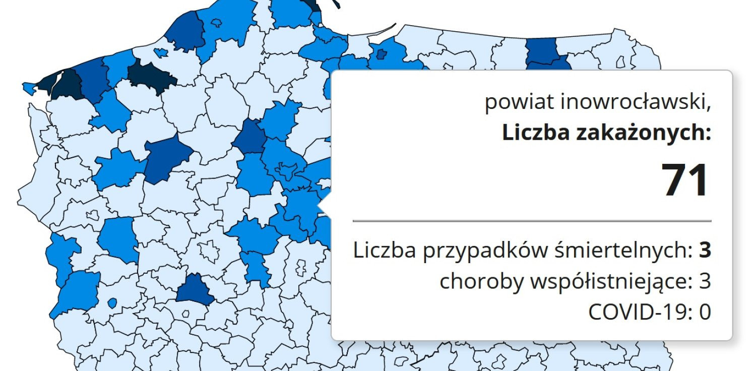 Inowrocław - Koronawirus. Wzrost zakażeń w naszym regionie