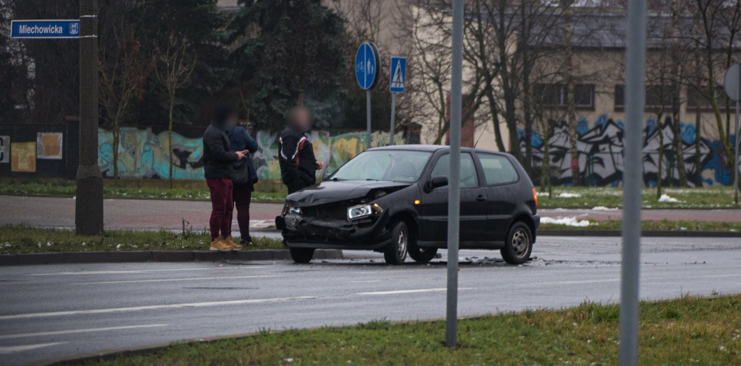 Inowrocław - Kolizja na rąbińskim skrzyżowaniu