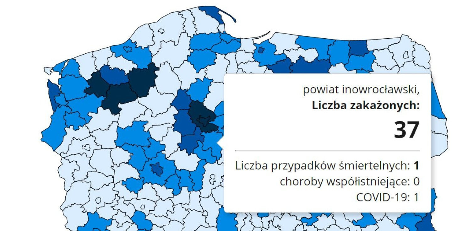 Inowrocław - Dziś najwięcej zakażeń w kujawsko-pomorskiem